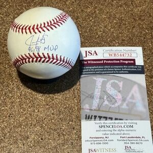 Autographed Baseball with JSA Certification